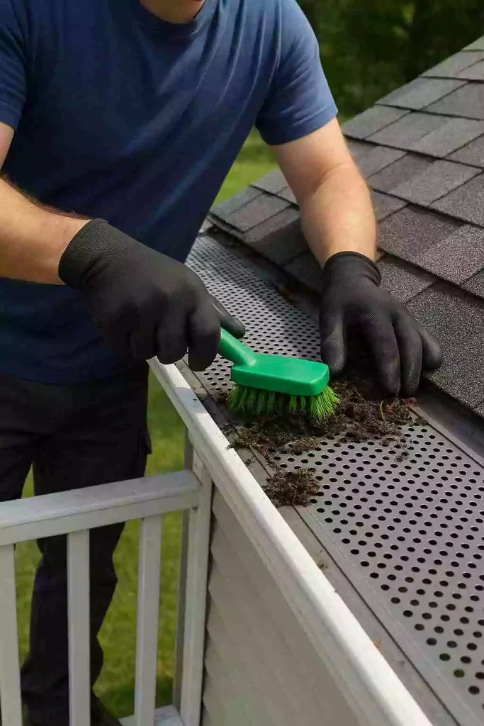 Expert Gutter Cleaner Cleaning Gutter Guards 1
