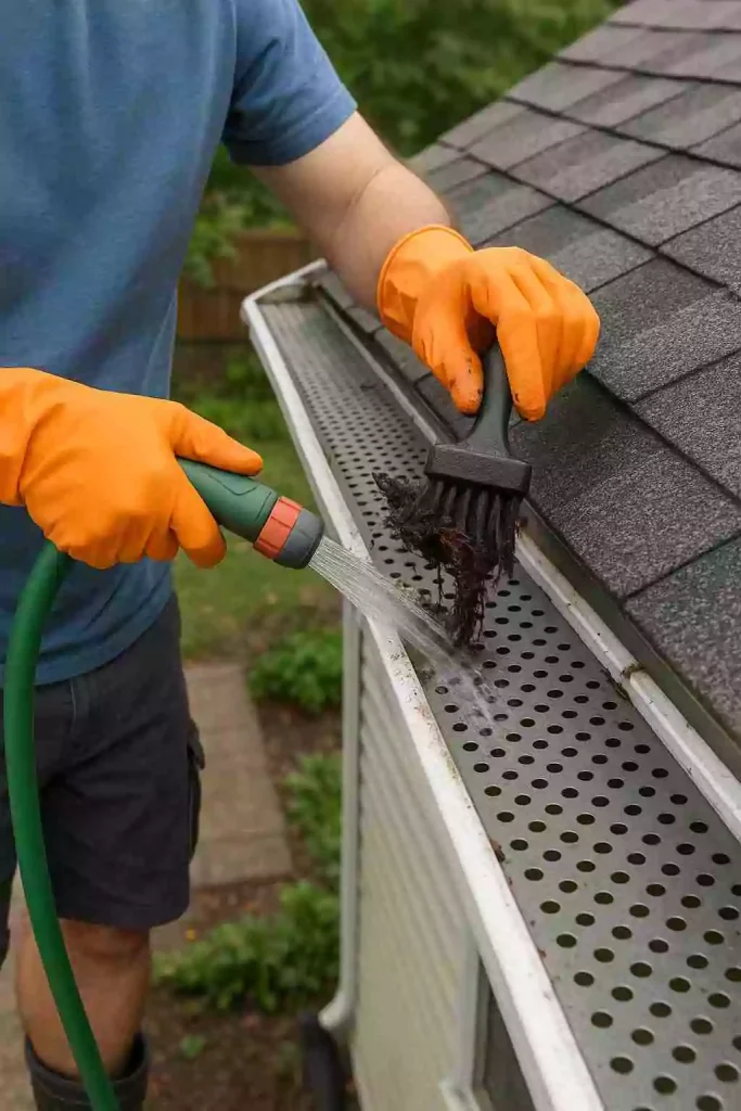 Expert Gutter Cleaner Cleaning Gutter Guards 2